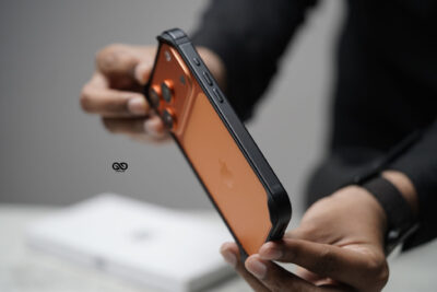 Black Fiber Bumper for iPhone 17 Pro Max (Bumper, not a Case)