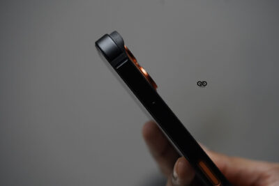 Black Fiber Bumper for iPhone 17 Pro Max (Bumper, not a Case)