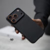 Dark Black Ultra Thin Case For iPhone Air/17 Pro/17 Pro Max (Camera Cutout)