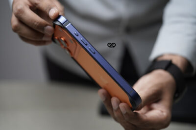 Deep Blue Fiber Bumper for iPhone 17 Pro (Bumper, not a Case)