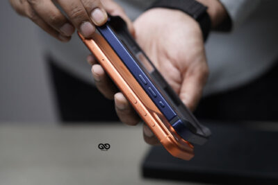 Deep Blue Fiber Bumper for iPhone 17 Pro (Bumper, not a Case)