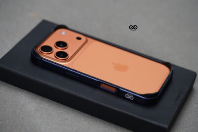 Deep Blue Fiber Bumper for iPhone 17 Pro (Bumper, not a Case)