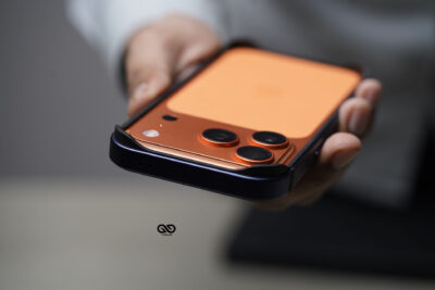 Deep Blue Fiber Bumper for iPhone 17 Pro (Bumper, not a Case)