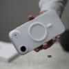 Frosted White Magsafe Ultra Thin Case For iPhone Air/17 (Without Camera Cutout)