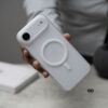 Frosted White Magsafe Ultra Thin Case For iPhone Air (Camera Cutout)