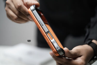 Natural Titanium Fiber Bumper for iPhone 17 Pro Max (Bumper, not a Case)