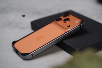 Natural Titanium Fiber Bumper for iPhone 17 Pro Max (Bumper, not a Case)