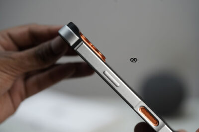 Silver Fiber Bumper for iPhone 17 Pro (Bumper, not a Case)