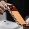 Silver Fiber Bumper for iPhone 17 Pro (Bumper, not a Case)