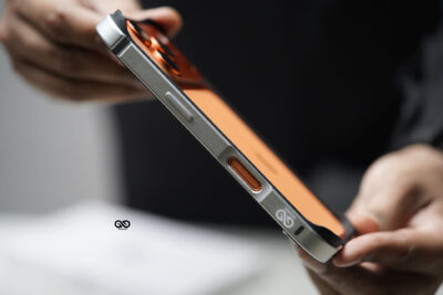 Silver Fiber Bumper for iPhone 17 Pro (Bumper, not a Case)