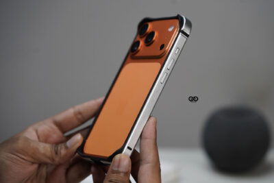 Silver Fiber Bumper for iPhone 17 Pro (Bumper, not a Case)