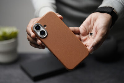 Slim PU Leather Case with Rubberized Interior (Magsafe Compatible) For iPhone Air/17/17Pro/17ProMax