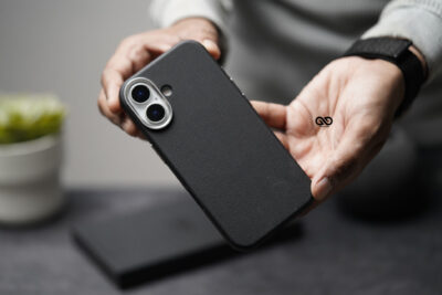 Slim PU Leather Case with Rubberized Interior (Magsafe Compatible) For iPhone Air/17/17Pro/17ProMax