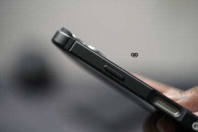 Black Fiber Bumper for iPhone 17 (Bumper, not a Case)