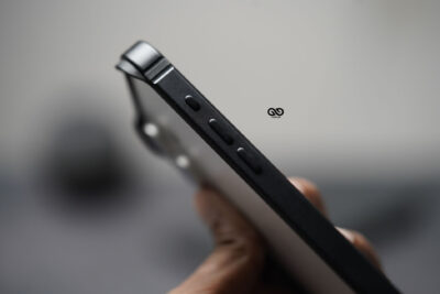 Black Fiber Bumper for iPhone 17 (Bumper, not a Case)