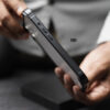 Black Fiber Bumper for iPhone 17 (Bumper, not a Case)
