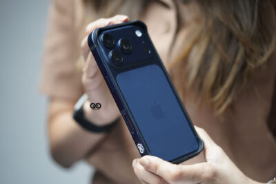 Deep Blue Fiber Bumper for iPhone 17 Pro (Bumper, not a Case)