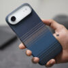 Magsafe Dune Blue Real Aramid Carbon Fiber Case For iPhone Air