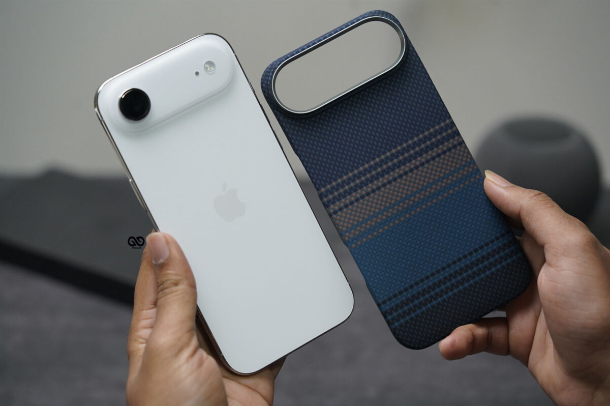 Magsafe Dune Blue Real Aramid Carbon Fiber Case For iPhone Air
