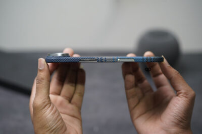 Magsafe Dune Blue Real Aramid Carbon Fiber Case For iPhone Air