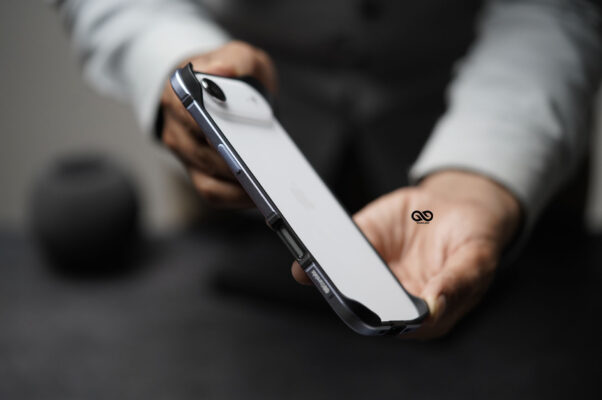 Blue Fiber Bumper for iPhone Air (Bumper, not a Case)