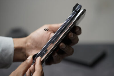 Blue Fiber Bumper for iPhone Air (Bumper, not a Case)