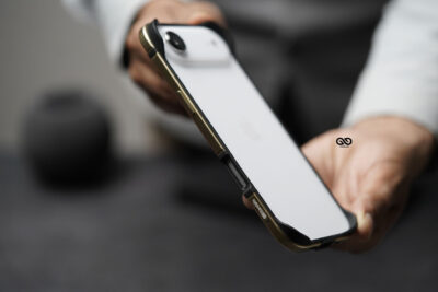 Gold Fiber Bumper for iPhone Air (Bumper, not a Case)