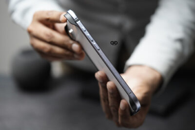 Blue Fiber Bumper for iPhone Air (Bumper, not a Case)