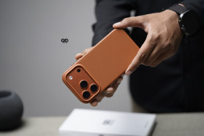 MagSafe Vegan Leather Case with Action Button