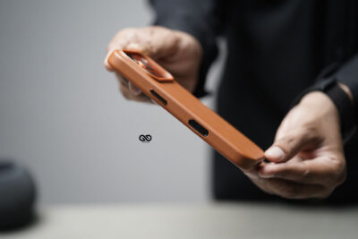 MagSafe Vegan Leather Case with Action Button