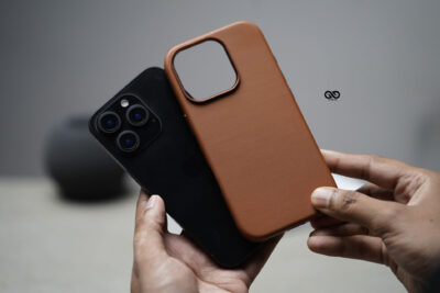 MagSafe Vegan Leather Case with Action Button