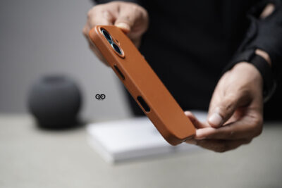 MagSafe Vegan Leather Case with Action Button