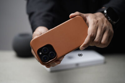 MagSafe Vegan Leather Case with Action Button