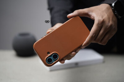 MagSafe Vegan Leather Case with Action Button