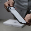 Silver Fiber Bumper for iPhone Air (Bumper, not a Case)
