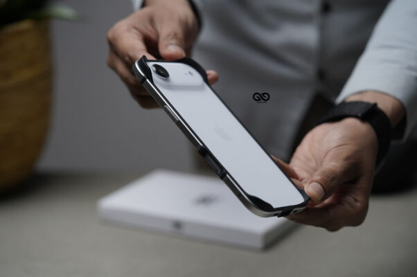 Silver Fiber Bumper for iPhone Air (Bumper, not a Case)