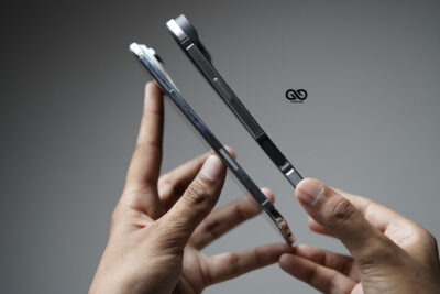 Silver Fiber Bumper for iPhone Air (Bumper, not a Case)