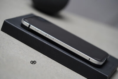 Silver Fiber Bumper for iPhone Air (Bumper, not a Case)