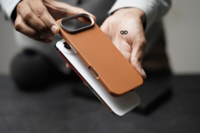 Slim PU Leather Case with Rubberized Interior (Magsafe Compatible) For iPhone Air/17/17Pro/17ProMax