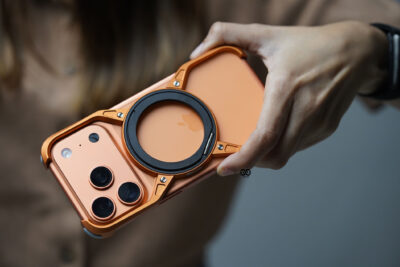 Titanium Armored Bumper with Kickstand Feature For iPhone 17/17PRO/17PROMAX