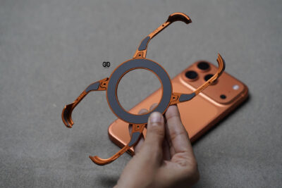 Titanium Armored Bumper with Kickstand Feature For iPhone 17/17PRO/17PROMAX