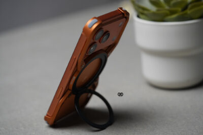 Titanium Armored Bumper with Kickstand Feature For iPhone 17/17PRO/17PROMAX