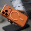 Cosmic Orange Magsafe Ultra Thin Case For iPhone 17 Pro/17 Pro Max. (Camera Cutout)