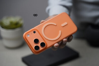 Cosmic Orange Magsafe Ultra Thin Case For iPhone 17 Pro/17 Pro Max. (Camera Cutout)