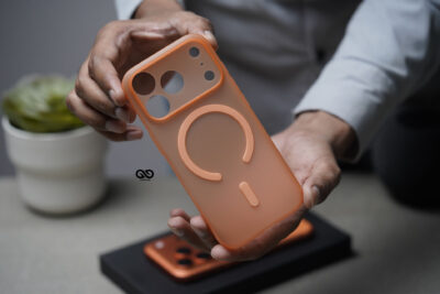 Cosmic Orange Magsafe Ultra Thin Case For iPhone 17 Pro/17 Pro Max. (Camera Cutout)