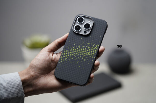 Magsafe Digital Neon Real Aramid Carbon Fiber Case For iPhone 16 Pro/ 16 Pro Max