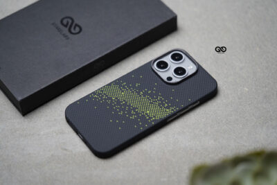 Magsafe Digital Neon Real Aramid Carbon Fiber Case For iPhone 16 Pro/ 16 Pro Max