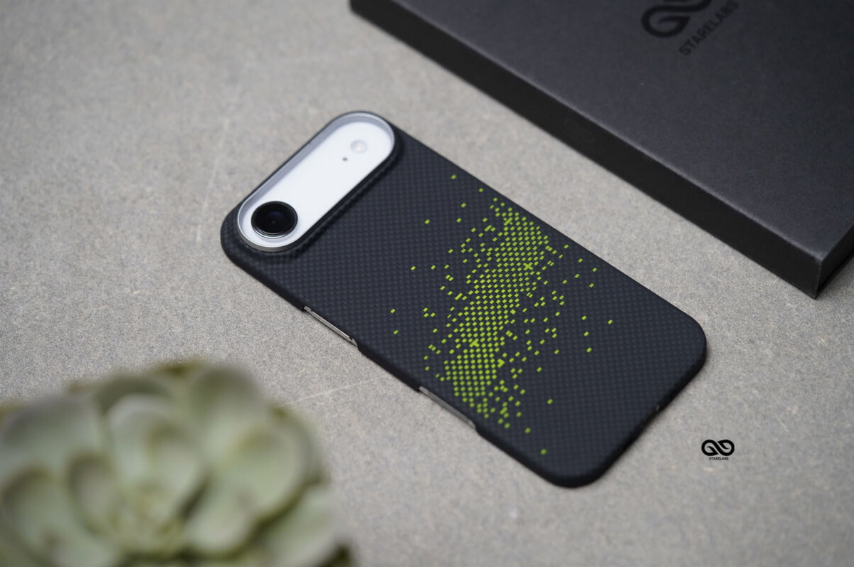 Magsafe Digital Neon Real Aramid Carbon Fiber Case For iPhone Air