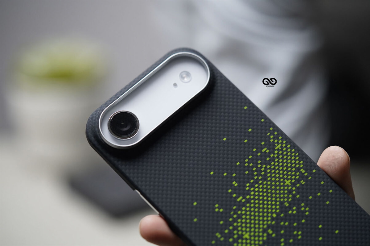 Magsafe Digital Neon Real Aramid Carbon Fiber Case For iPhone Air