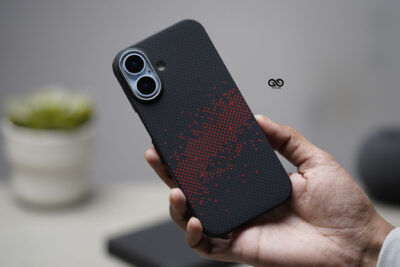 Magsafe Pixel Red Real Aramid Carbon Fiber Case For iPhone 17